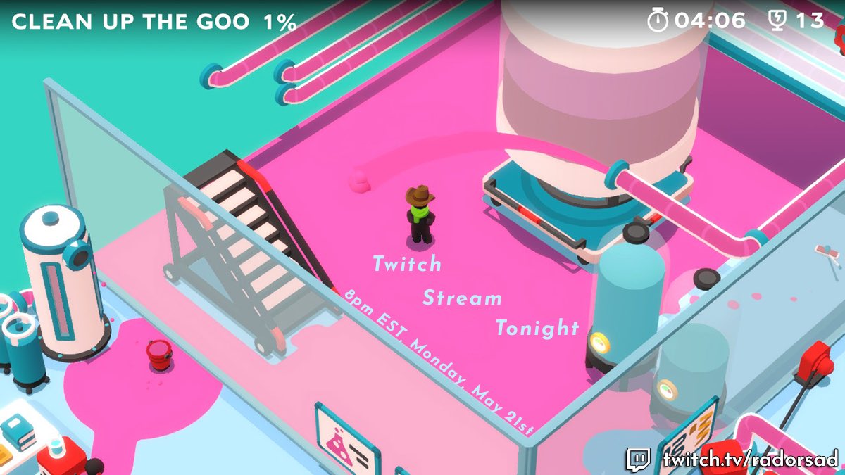 for anyone that:
• misses working in an office
• hates offices 
• watches The Office i guess?

come watch me play this game where i am told to do tasks and instead destroy an unsuspecting office twitch.tv/radorsad