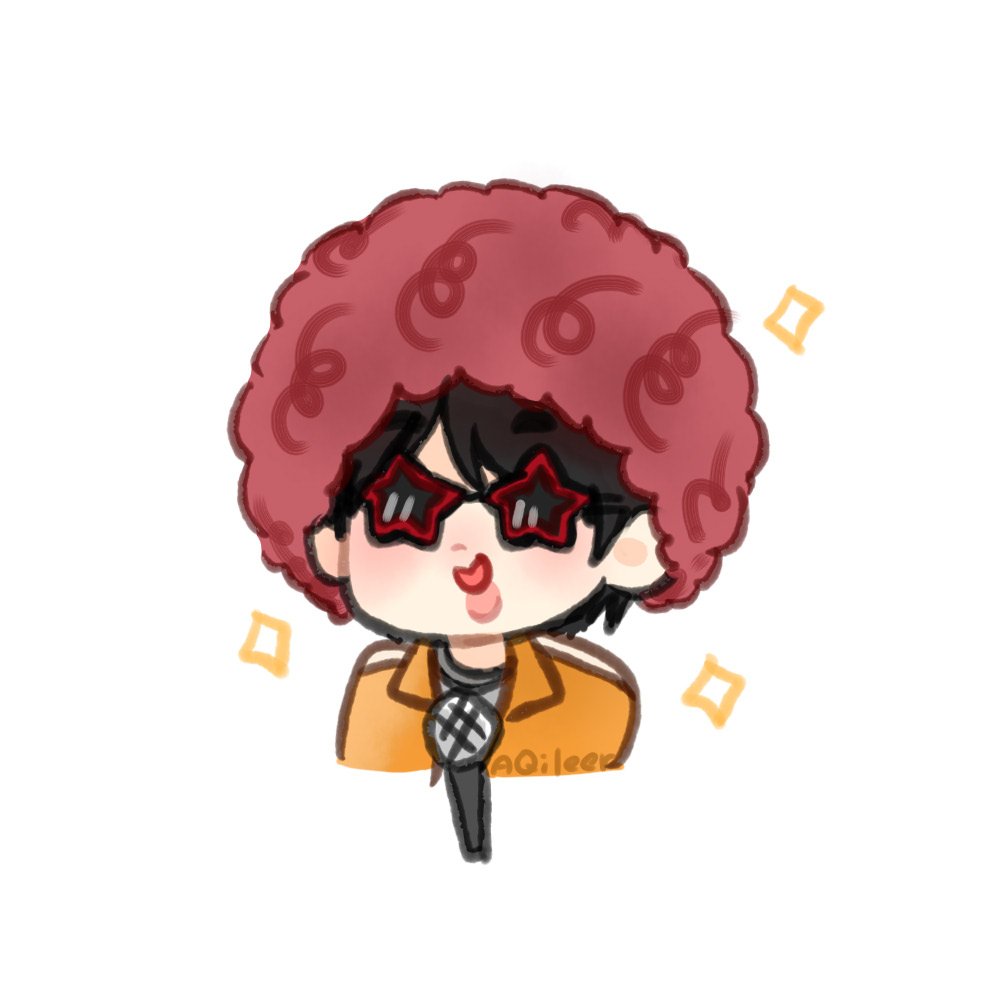 #btsfanart 
星星墨镜