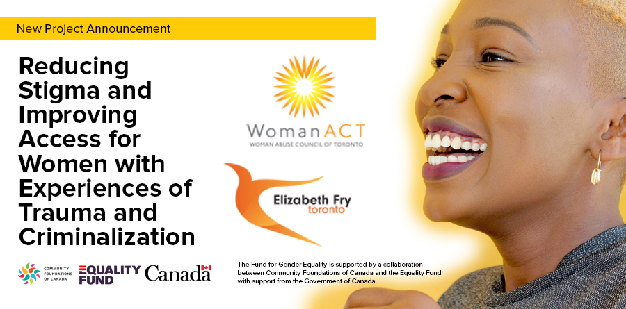 WomanACT's tweet photo. In partnership with @efry_toronto, we are excited to announce a community-based research project that aims to improve access to services and supports for BIPOC women with experiences of criminalization and trauma in Toronto. #ReducingStigma #BreaktheStigma #WomanACT #EFryToronto https://t.co/aEftkMQJ91