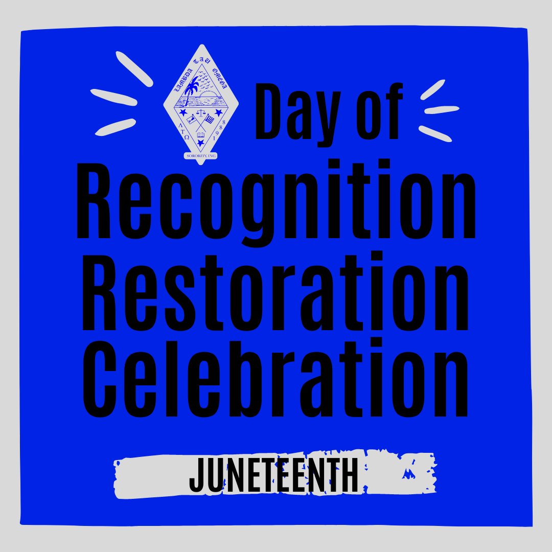 LambdaTauOmega's tweet photo. Over the weekend, the United States marked the 1st time #Juneteenth was celebrated as a federal holiday! The effort was championed by 94-year-old activist Opal Lee. It shall serve as a day to commemorate the contributions of Black Americans to the fabric of this country. https://t.co/oB6hYQPNVR