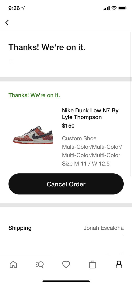 jobronah's tweet photo. @SOLELINKS Very rushed design but was able to cop. Thanks for the notification! https://t.co/yyMDm9vwAp