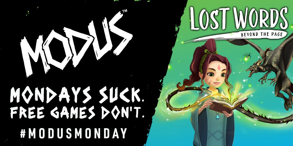 MaximumEntmt's tweet photo. It's a new week! Let's start it right with a new #ModusMonday giveaway. This week, we are giving away 3 codes for Lost Words on the winner's platform of choice. To enter
✅ Follow Us
✅ Like/RT
✅ Reply with #ModusMonday, your platform of choice, and tag a friend! https://t.co/3AUBeKvyYq