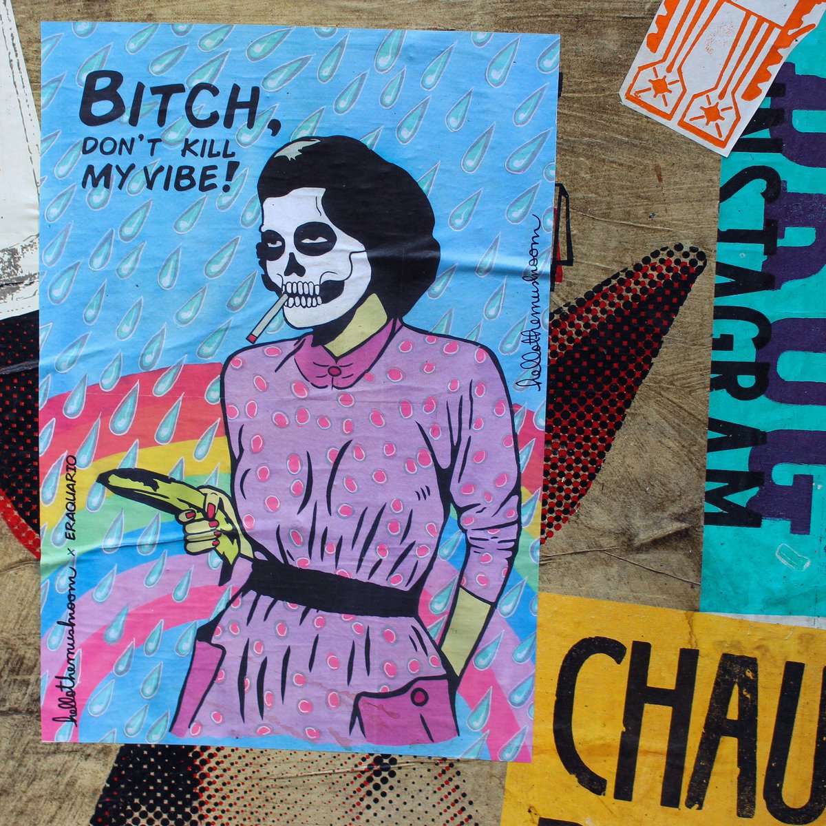 LondonArtCal's tweet image. Dear Rainy Mondays 🔫

Collab by @hellothmushroom &amp;amp; #eraquario on Hanbury Street

#StreetArt #Graffiti #WallPorn #UrbanArt #LondonArt #LondonStreetArt #WallArt #InstaGraffiti #GraffitiArt #StreetArtShoreditch #StreetArtists #GraffitiPorn #PicOfTheDay… instagr.am/p/CQY6I1qFKLv/