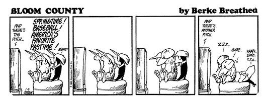 One of the reasons I read a newspaper in the Happy Birthday, Berkeley Breathed  