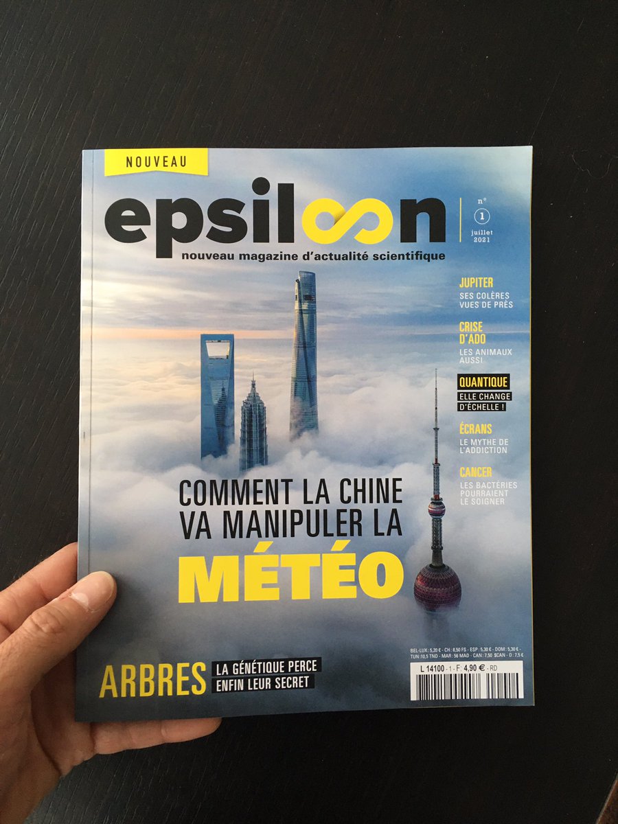 Dans la boîte aux lettres aujourd’hui. Trop hâte de commencer !!! Et en plus sous blister papier et non plastique !!! Bravo !!! #SoutenonsEpsiloon