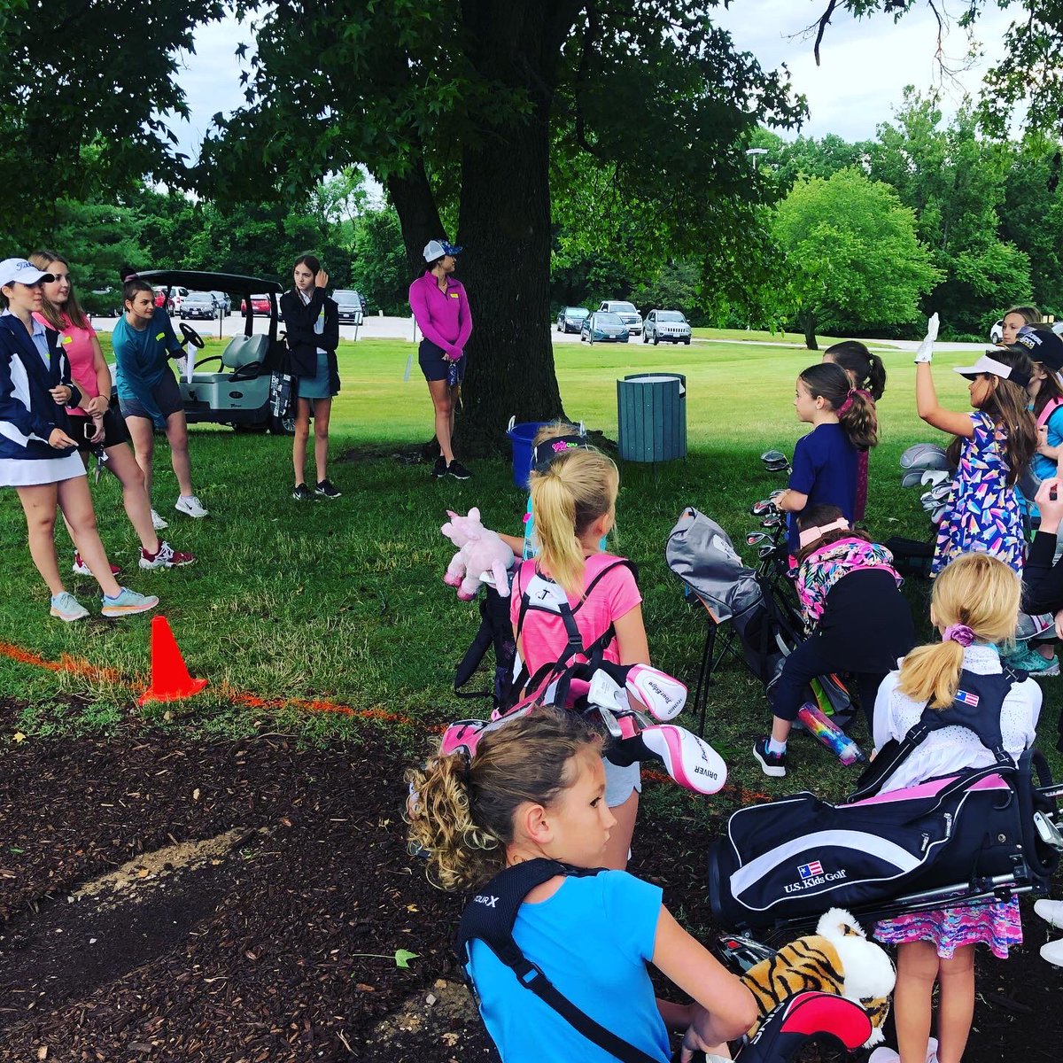 Great first day at our annual LPGA girls golf camp <a href="/GustinGC/">Gustin Golf Course</a>! Columbia College Men’s and Women’s Head Coach John Utley provided instruction along with high school and college golfers. See you again tomorrow!