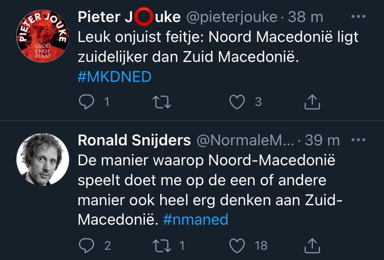 Verzoek aan ⁦<a href="/pieterjouke/">Pieter J⭕️uke</a>⁩ en ⁦<a href="/NormaleMensen/">Ronald Snijders</a>⁩ om niet zo kort na elkaar over hetzelfde te twitteren. Dat brengt me meteen in een Staat van Verwarring.