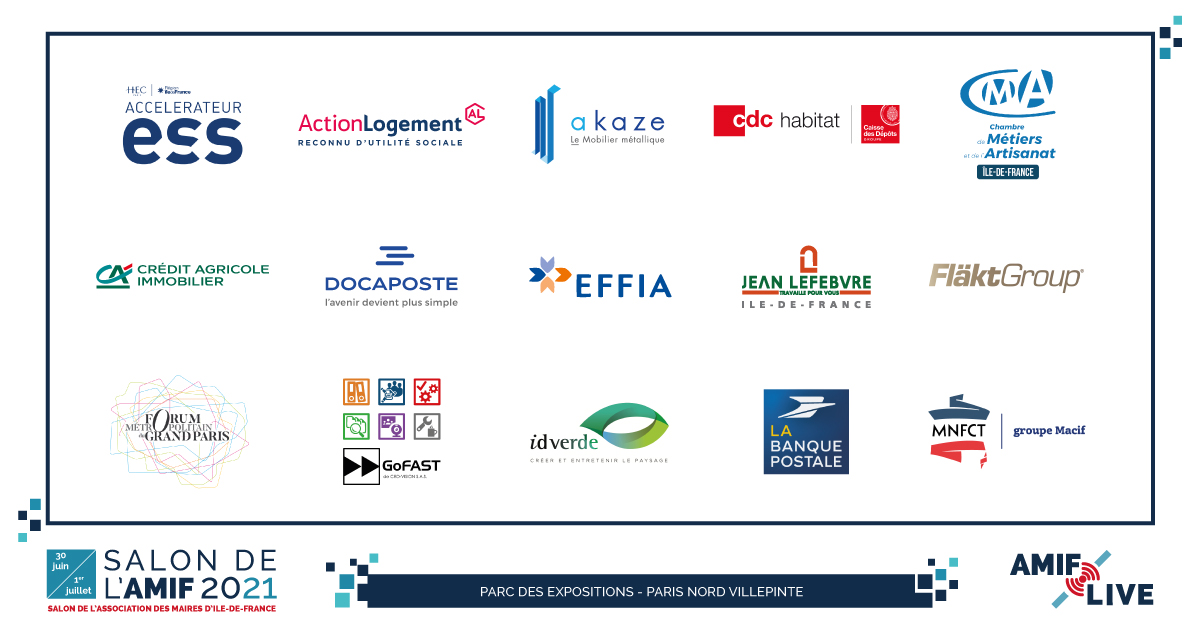 📢Ils seront présents au #SalonAMIF

<a href="/HECParis/">HEC Paris Business School</a>, <a href="/ActionLogement/">Action Logement</a>, Akaze, <a href="/CDC_Habitat/">Groupe CDC Habitat</a>, <a href="/cmaidf/">CMA Île-de-France</a>, CréditAgricole Immobilier, <a href="/Docapost/">Docaposte</a>, <a href="/parkings_effia/">EFFIA</a>, Entreprise Jean Lefebvre, <a href="/FlaktGroup/">FläktGroup</a>, <a href="/ForumGrandParis/">Forum métropolitain du Grand Paris</a>, <a href="/GoCEOVision/">GoFAST de CEO-Vision</a>, idverde, <a href="/LaBanquePostale/">La Banque Postale</a>, MNFCT

👉bit.ly/3gtqwAb