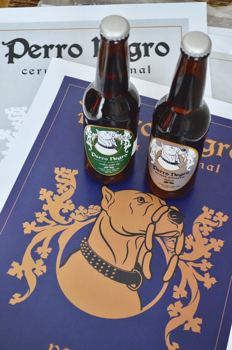 PerroNegroBeer's tweet photo. Los perros. 

#IPA #Weizen #PerroNegro #ArteYMajestad https://t.co/DonxA7hrFg