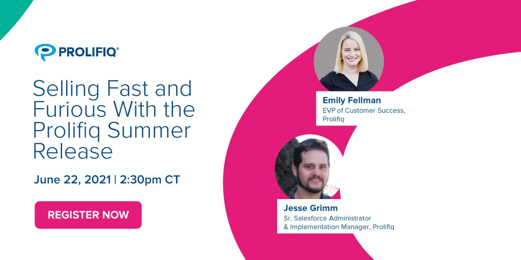 PROLIFIQAPPS's tweet photo. Join us for 15 min to see our latest updates on Tuesday, June 22 2:30 pm CT!
Learn how our account-based selling and revenue optimization apps can help Salesforce customers break through barriers and accelerate sales.
Register here: https://t.co/YDBmMF09Dt
#salesforcenative https://t.co/DHHy8AxBTb