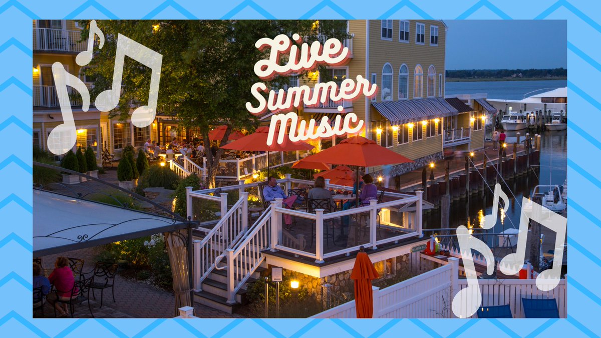 Summer Music is back! Join us Monday - Thursday for live music on the terrace.  Call ahead for seating if you are joining us for dinner!  View our complete lineup: 
ow.ly/66vd50Ff9Tr
#summermusic #livemusic #sayyesct #oldsaybrook #summer2021