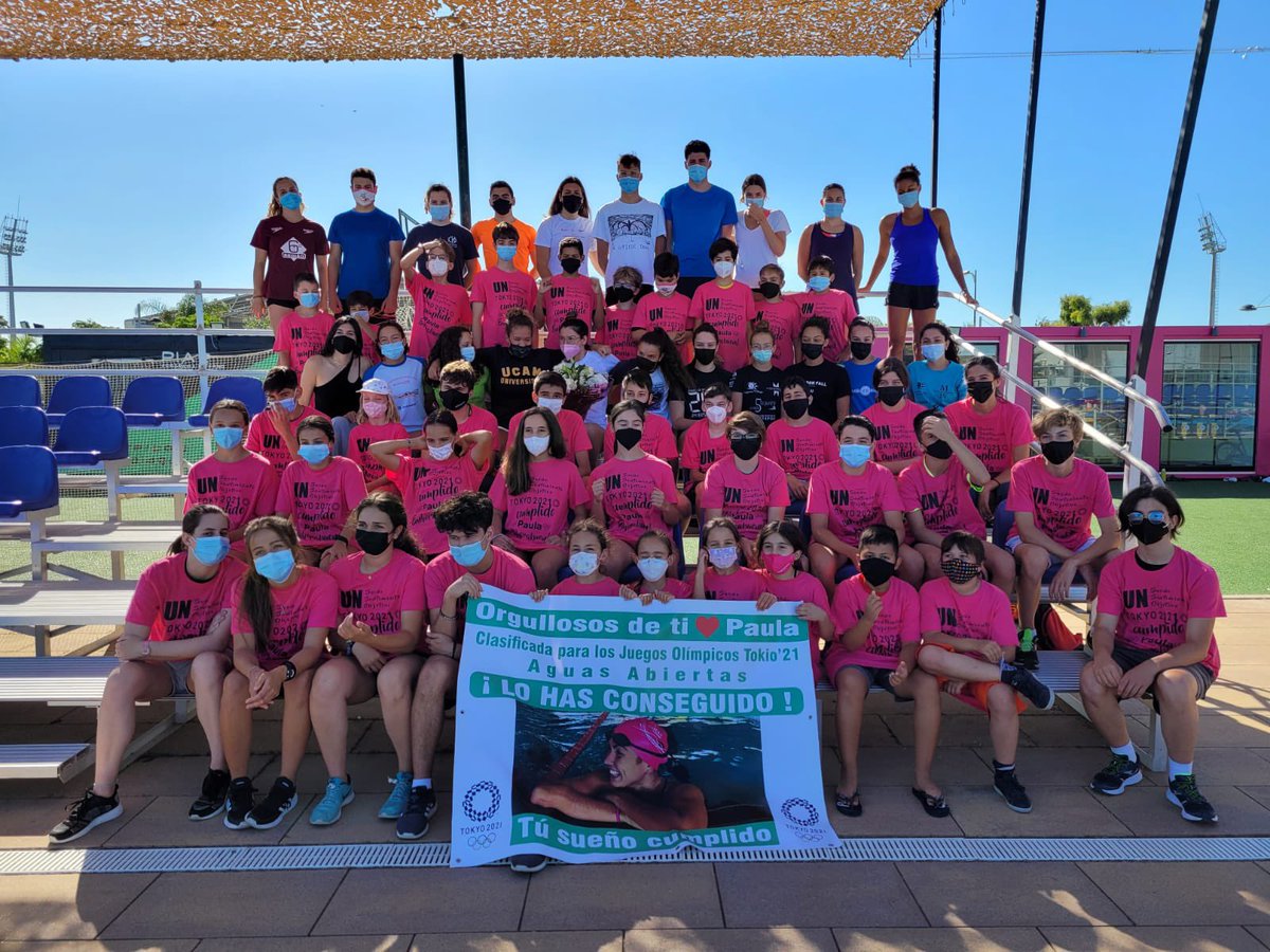 ParadasRomero's tweet photo. Visita al @InacuaMalagaNat y darle una sorpresa entre todos a @paulichsmile. Estar en una olimpiada es el mayor logro que puedas tener como deportista. Disfruta en Tokio y seguro lo harás genial en los 10 km de aguas abiertas. Enhorabuena !! https://t.co/IfTOJeio1V