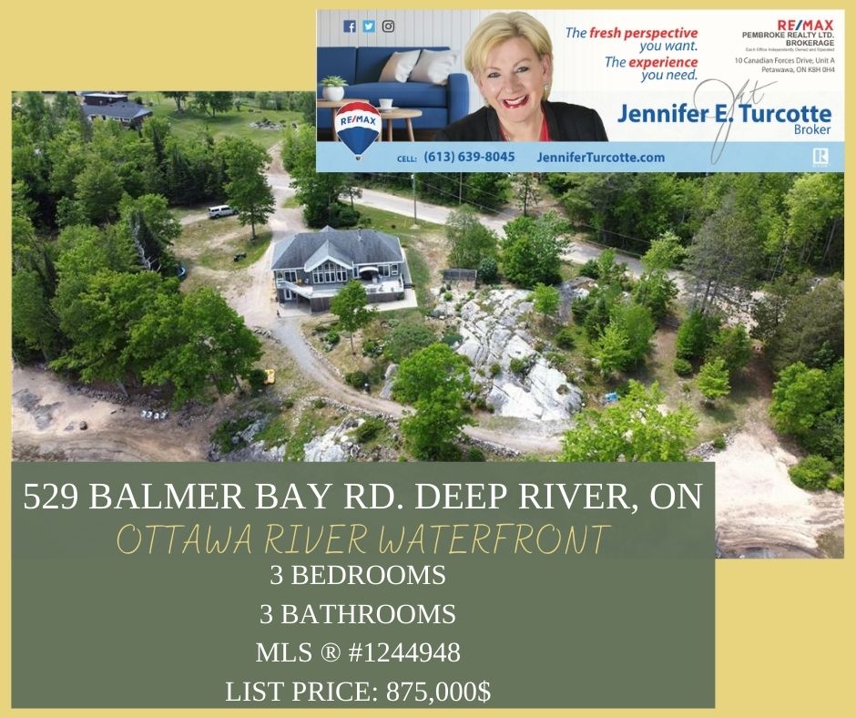 BugMeAnytime's tweet image. 529 Balmer Bay is open for showings 😍Executive Waterfront Bungalow with over 509 ft of waterfront frontage on the Majestic Ottawa River.🌊 Contact me today for a showing! 📲613-639-8045
#waterfront #ottawariver #remax #realtor