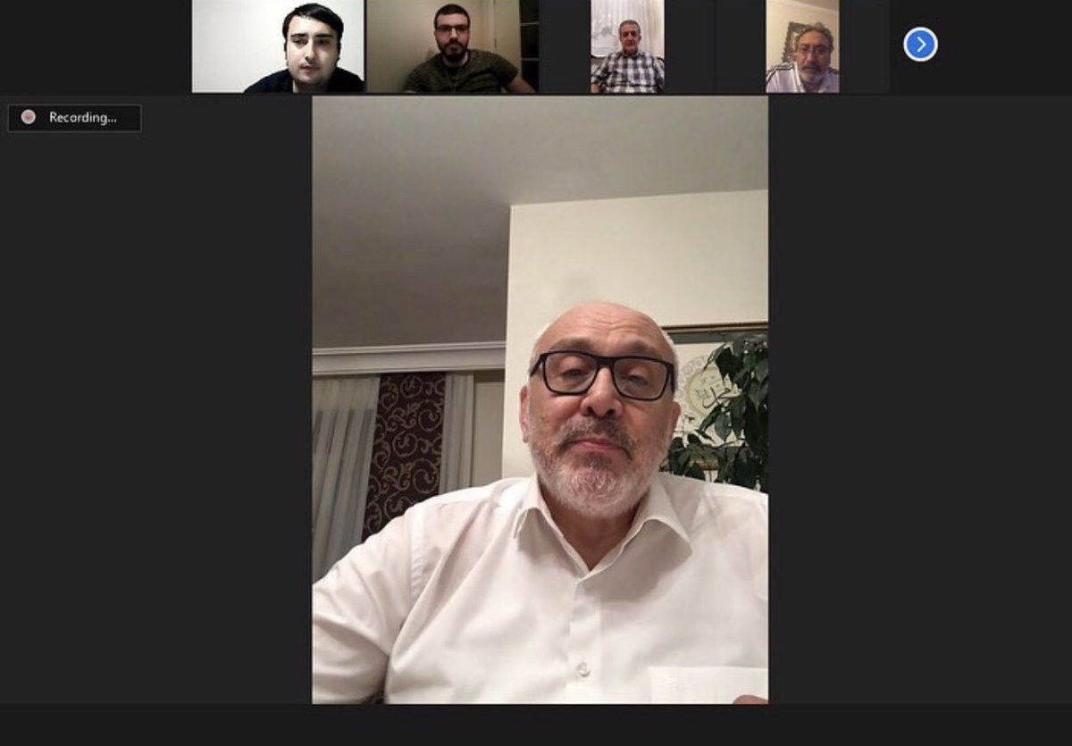 kapalicarsiYK's tweet photo. Kapalıçarşı Yönetim Kurulu Başkanı Sn. Fatih KURTULMUŞ, Genç İmkusad’ın Zoom uygulaması üzerinden gerçekleşen sohbetine katıldı.Sohbette “Geçmişten Geleceğe KAPALIÇARŞI” konusu konuşuldu. https://t.co/4G2E3gkOLN
