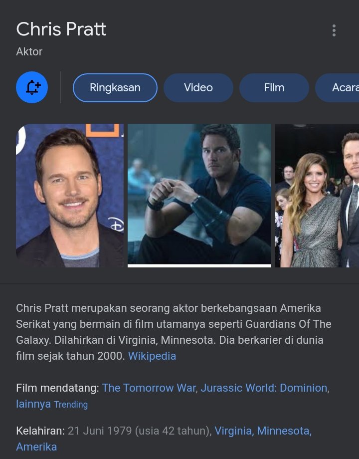 Doi ulang tahun ternyataa , HAPPY BIRTHDAY CHRIS PRATT  