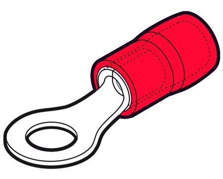 MajorElectronix's tweet image. The Cembre RKY-M12 ring terminal is insulated with a red reinforced polyamide. It accepts 22-16 AWG wire and has a 1/2&quot; stud size with an operating temperature of -20 C to 105 C (-4 F to 221 F). #Cembre #RingTerminal buff.ly/2UniyjH