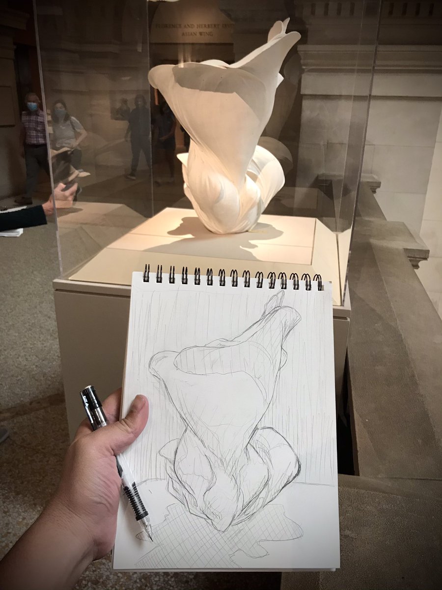 mrwilliejimenez's tweet photo. Another great day hanging with artistsofthemet. #metsketch #nycsketch #museumsketching #sketch #drawing #pencildrawing #art #artmuseum #metropolitanmuseumofart #museumofart https://t.co/qFXMN8qZcn