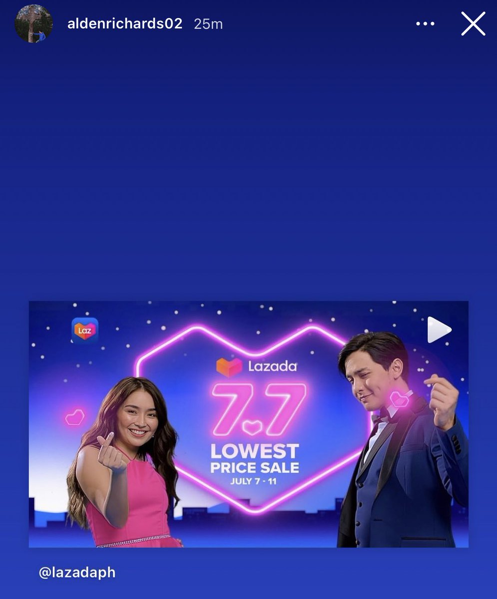 AldenTrendsOFC's tweet photo. Lazada 7.7 Lowest Price Sale!

Mark your calendars! July 7 to 11!

@aldenrichards02 @LazadaPH 
#ALDENx77LazadaTVC
ALDENTVC Lazada77 https://t.co/d1F1jUPXK8
