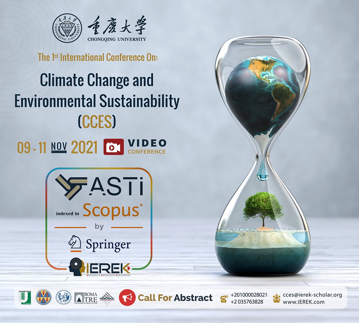 The motivation behind the Climate Change and Environmental Sustainability conference is to contribute to international goals of addressing climate change challenges by Measuring climate change and assessing environmental, economic, and social impacts.
ierek.com/events/CCES-1s…