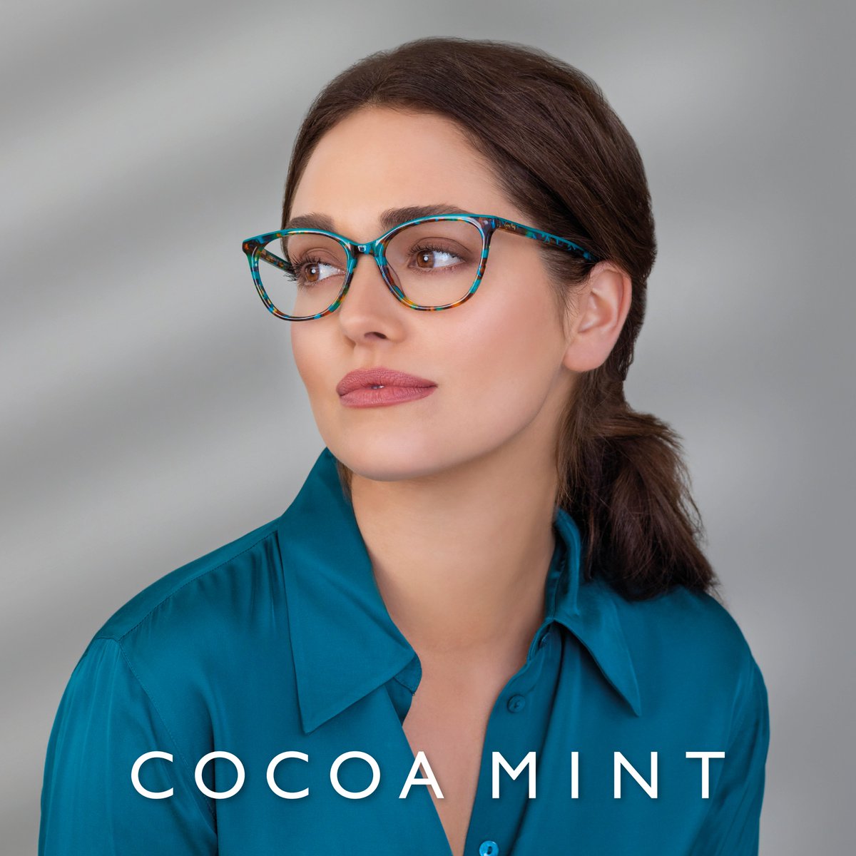 eyespaceeyewear's tweet photo. Vivid colour defines Cocoa Mint. CM9110, from the statement Colour Edits capsule, combines teal tortoiseshell with tropical turquoise lamination. https://t.co/iQku5wb8go