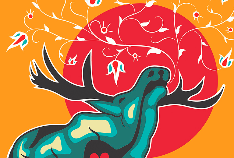 Concordia's tweet photo. Today, June 21, is National Indigenous Peopleβs Day. The annual Indigenous grad ceremony took place last week. Meet some of the remarkable Indigenous #CUgrads & view their artwork: https://t.co/Qt7cN07AHy #NIHM2021 https://t.co/1ve7PoW5zP