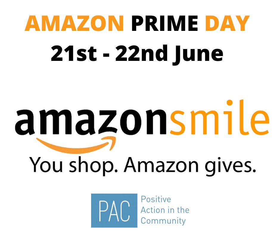 Pac Today And Tomorrow Is Amazon Prime Day Did You Know Every Time You Shop With Amazon You Can Generate Free Donations To Us Via Amazon Smile Find Out More