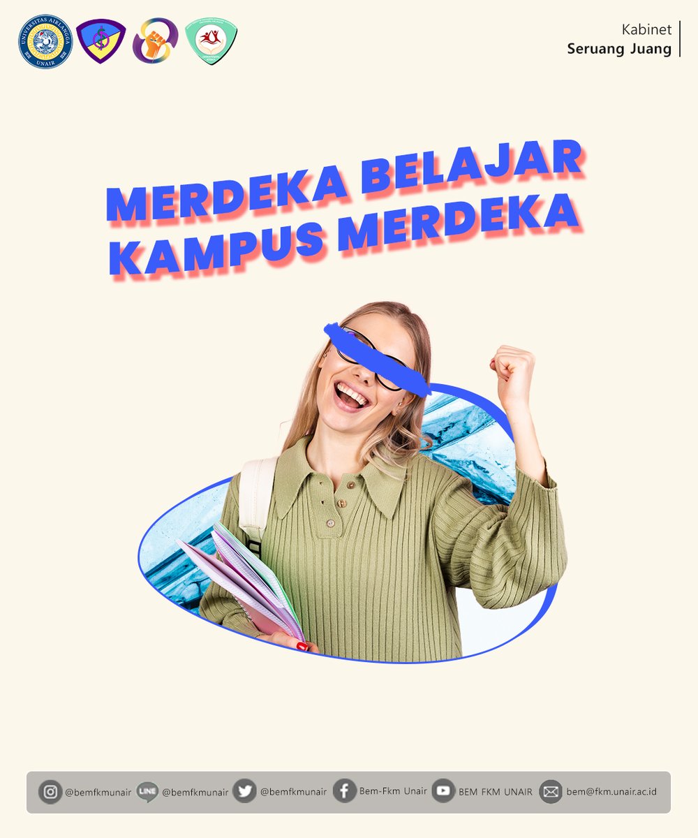 bemfkmunair's tweet photo. [PROGRAM MERDEKA BELAJAR]

👋🏻Halo teman - teman semua👋🏻
Ada informasi terbaru nih buat kita semua terkait dengan program Kampus Merdeka
Kapan yaa pendaftaran program - program ini?🤔
---
Departemen Kesejahteraan Mahasiswa
#SatuRuangSatuJuang
#BEMFKMUNAIR2021 https://t.co/YEWCDtEvQ1