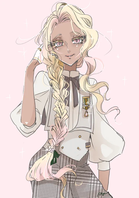 褐色美少年をロングヘアにしがち 