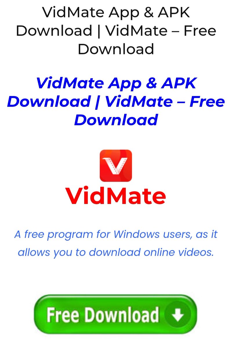 vidmate 2021