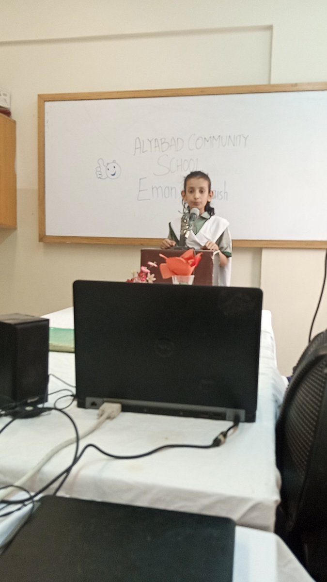 Marvellous speech presented by a talented ACSian; Eman Darwaish. We’re glad to be the winner of Speech Competition. 
Congratulations <a href="/SunAcademyPK/">Sun Academy</a> for being the runner up. 
Congratulations <a href="/strettonsugwas/">Stretton Sugwas</a> <a href="/HFS786/">Hira Foundation</a>  on winning Debate competition.