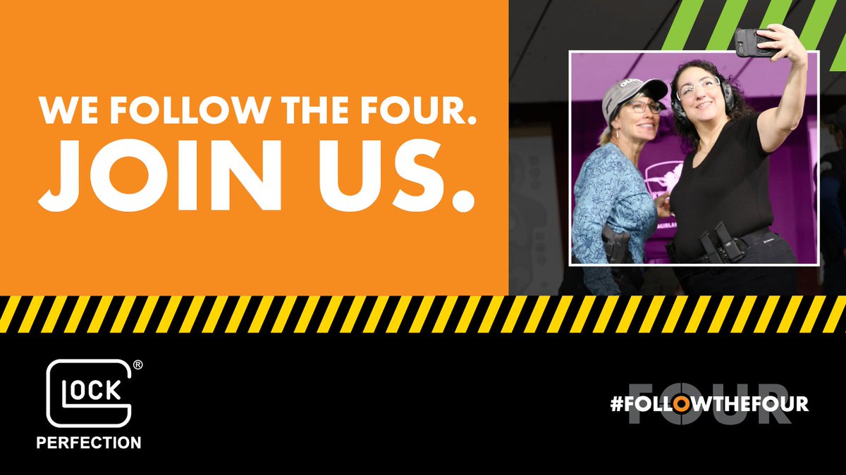 GLOCKInc's tweet photo. Share your safety selfies with us when you join us in taking the pledge to #FollowTheFour rules of firearm safety. 
To take the pledge and to enter for a chance to win, visit https://t.co/1npCurv7CC
#NationalSelfieDay #JuneSafetyMonth #GLOCKsafety #NationalSafetyMonth https://t.co/DUwGchfcxa