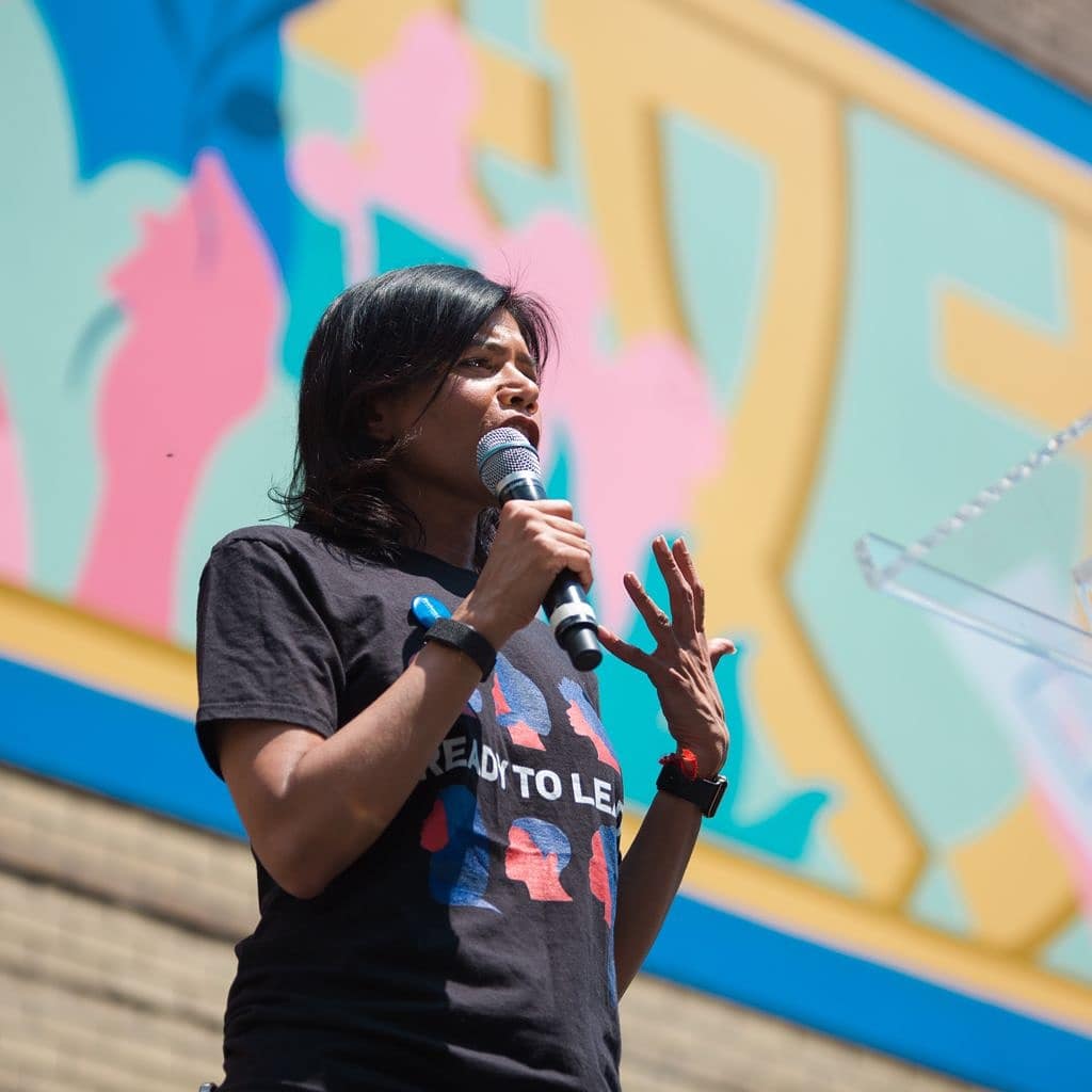 ReshmaPatelNYC's tweet photo. Yesterday, I joined @aapidemocracyproject to get out the vote in Chinatown and work to reclaim our power as Americans in the face of hate crimes against the AAPI community.

The last day to vote is June 22nd. Let's make our voices heard. https://t.co/CmmOsu8VWy