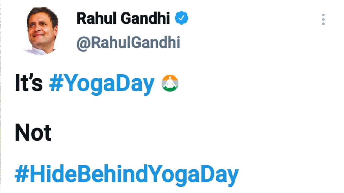 Kiren Rijiju (@kirenrijiju) on Twitter photo I'm ashamed of him because he will never.
Whole world has gracefully accepted YOGA but he ridicules! I'm proud that after 6 decades of dynastic rule, India's Prime Minister <a href="/narendramodi/">Narendra Modi</a> Ji convinced the United Nations and 21st June is celebrated as #InternationalDayOfYoga I'm ashamed of him because he will never.
Whole world has gracefully accepted YOGA but he ridicules! I'm proud that after 6 decades of dynastic rule, India's Prime Minister <a href="/narendramodi/">Narendra Modi</a> Ji convinced the United Nations and 21st June is celebrated as #InternationalDayOfYoga