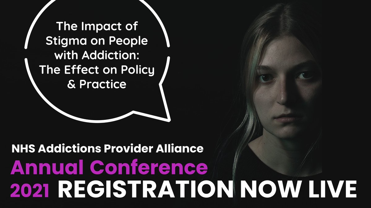 Tickets for our 2021 Virtual Conference are now available! Taking place on 13th October, this years' event will explore; 'The Impact of #Stigma on People with Addiction: The Effect on Policy &amp; Practice'.  

Register your place:  bit.ly/2SScv5S 

#APAconf2021
