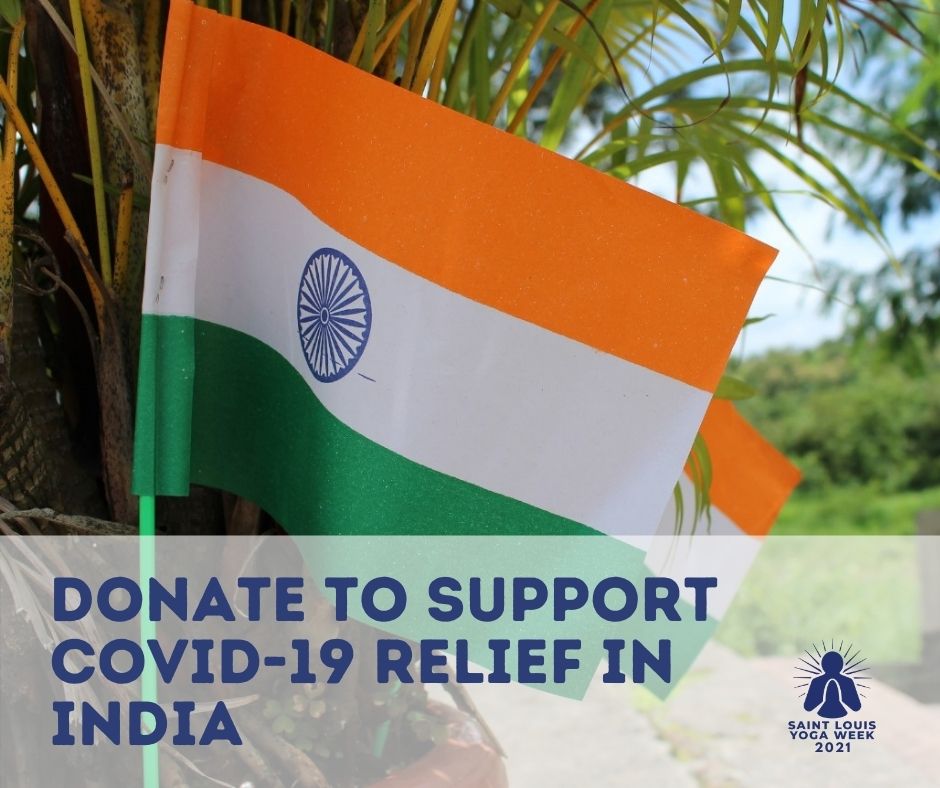 stlyogaweek's tweet photo. Day 2 - Make a $21 donation to support COVID-19 relief efforts in India - https://t.co/0SD90fWl93 . #STLYW #internationaldayofyoga #stl #stlyoga #explorestlouis #314together #yoga #daily #celebration #challenge https://t.co/jwkYMD0RVC