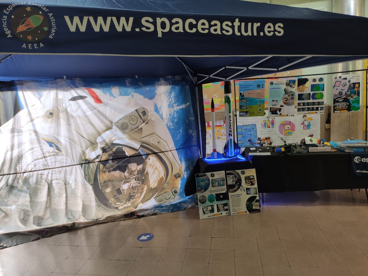 Fantástica #feriadelespacio de <a href="/spaceastur/">Spaceastur</a> con todos los retos y proyectos donde participaron los escolares de <a href="/SpaceGago/">Agencia Espacial Escolar Asturiana</a> y de <a href="/LlaranesSpace/">Llaranes SpaceAstur</a>. <a href="/Paxi_ESAKids/">Paxi</a>  <a href="/astro_pi/">Astro Pi</a> #climatedetectives <a href="/trainastronaut/">Mission X: train like an astronaut</a> #mooncamp <a href="/NASAEarth/">NASA Earth</a> <a href="/EseroSp/">ESERO Spain</a> <a href="/esa_es/">ESA España</a> x.com/spaceastur/sta…