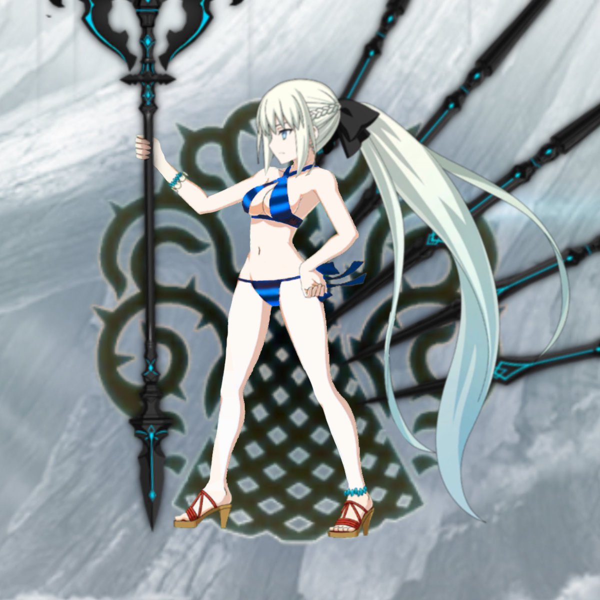 Fgo If実装された胸のある水着モルガンさんが良い Fateツイッター情報まとめ