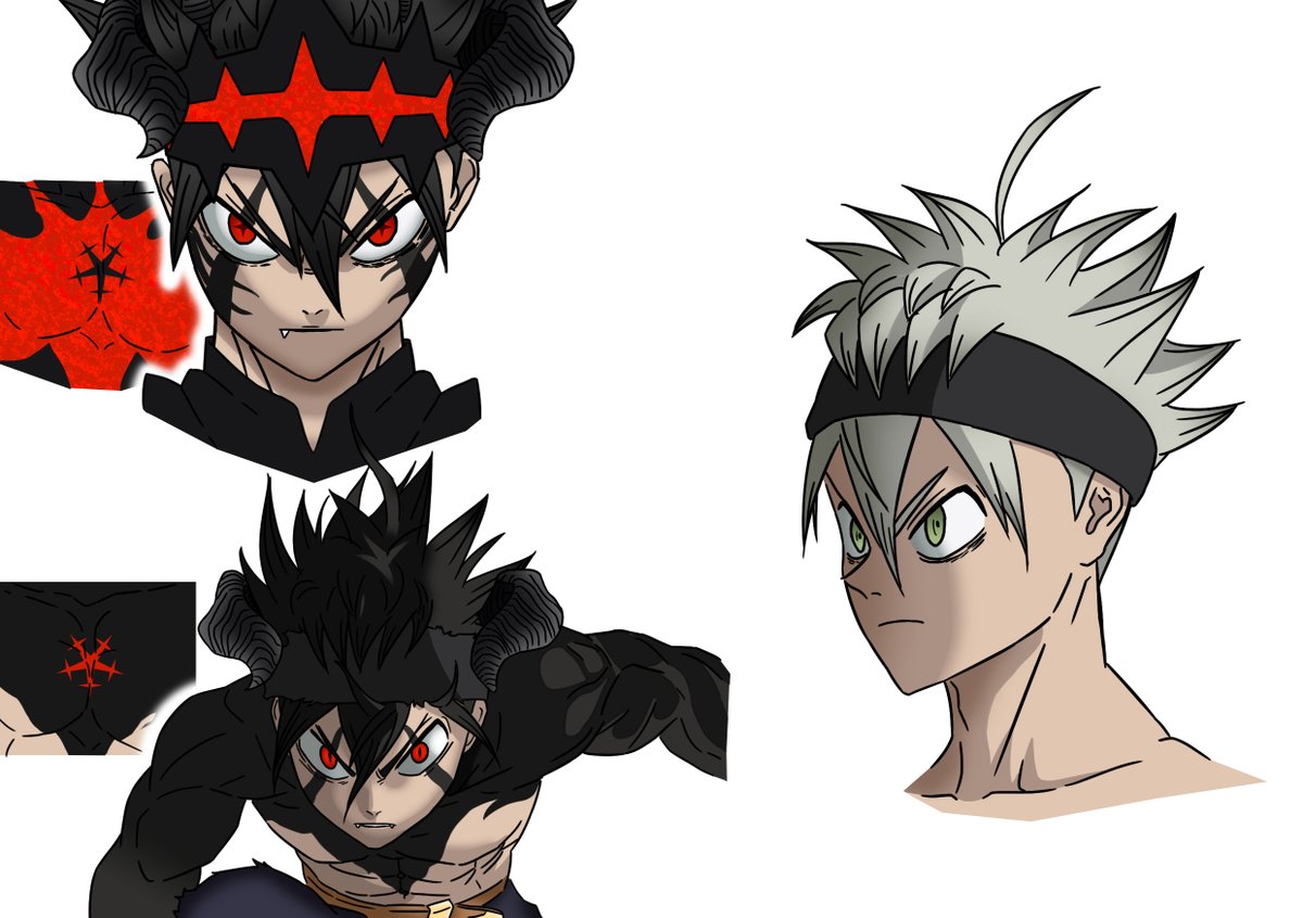 AvelChan's tweet photo. Asta after Mission Failed - Route If
cut his side and back hair and finally can change black mode with 50% with Red Reverse Star and of course 2 Liebe's horns. I wanna see that in the anime so I make it
#BlackClover #devilunion #asta https://t.co/2wtxDqzOKv