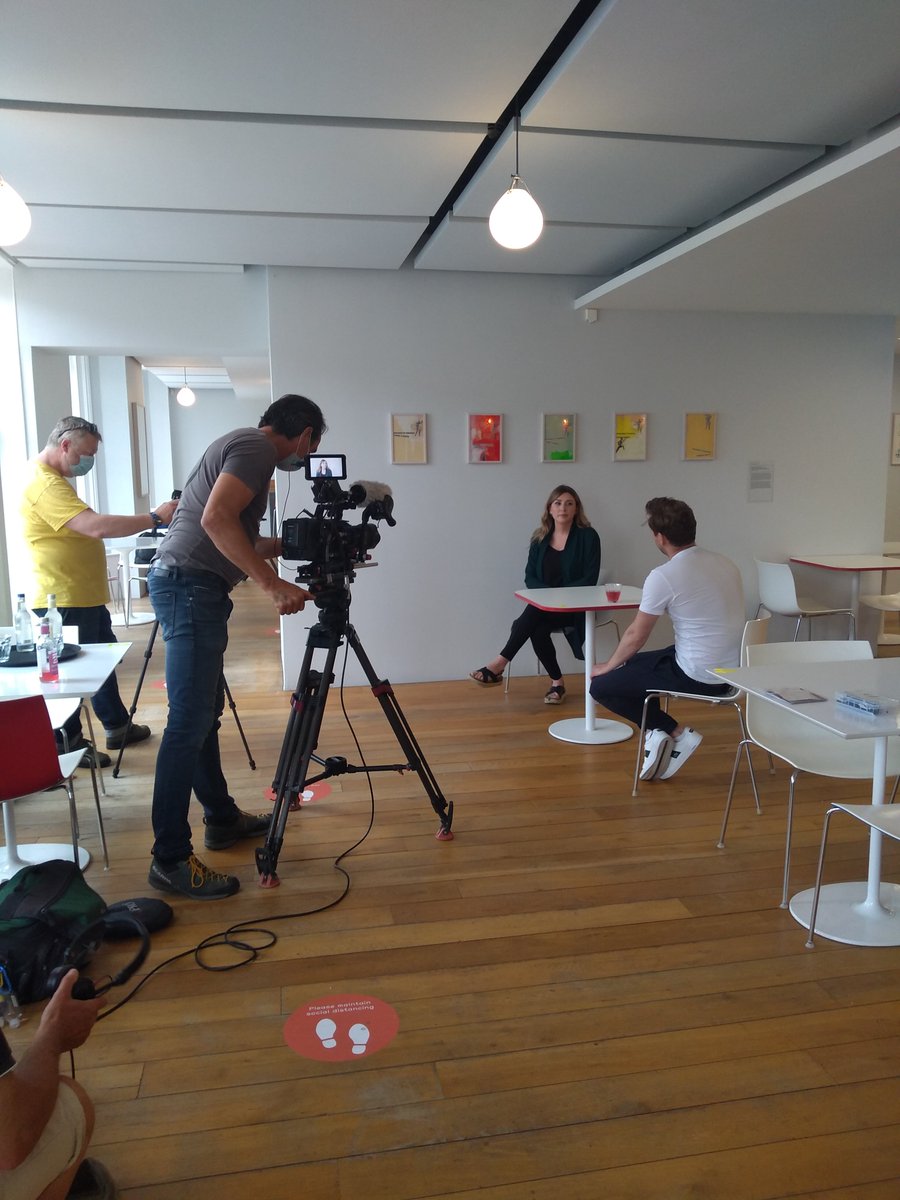 MOSTYN_Wales_'s tweet photo. Really great to welcome the lovely crew from @boomcymru @geraint_hardy last week, we'll be featuring in @s4c #codipac travel show in July!
Roedd yn wych croesawu’r criw hyfryd o @boomcymru yr wythnos diwethaf. Byddwn ni ar @ s4c #codipac ym mis Gorffennaf! #visitllandudno https://t.co/tfdwObC0SM