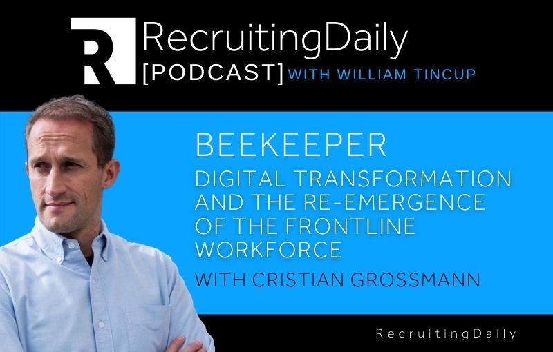 recruitingtools's tweet photo. On today's @RecruitingDaily podcast🎙, @williamtincup has Cris Grossmann on from @BeekeeperSocial to talk about digital transformation and the reemergence of the frontline workforce.
https://t.co/k7pqYLDdMy
#essentialworkforce #frontlineworkers https://t.co/xKAxQUMOE0