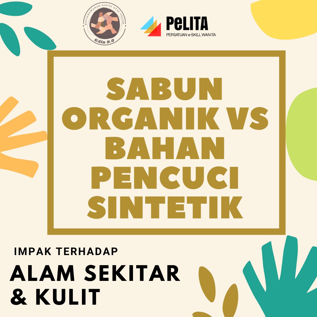 0_gain's tweet photo. Sabun organik vs Bahan pencuci sintetik #2! 
Apakah impak mereka terhadap alam sekitar dan kulit?
#GAIN9.0 #Riciclare #LearnmoreGainmore #Recycling #Usedcookingoil https://t.co/wmLejxCYQn