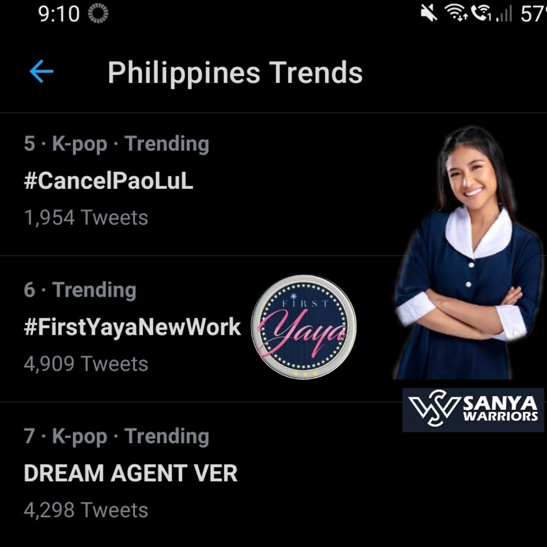 SanyaWarriors's tweet photo. Yehey 4909 tweets bukas ulit. Walang bibitaw sa huling 9 days ng First Yaya 

#FirstYayaNewWork

@sanya_lopez @GMADrama @MagnoPancho @maxinemedina @thou_ism @thia_thomalla @anaabarro @JojoNones @akosi_LA @LegaspiCassy  @ArtistCenter https://t.co/IwSYUSZ3xe