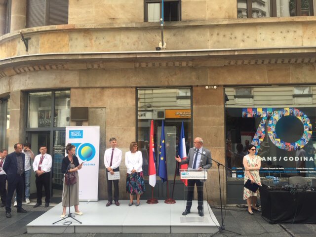 France En Serbie 1951 21 Joyeux Anniversaire Ifsrbija Nous Fetons 70 Ans De Culture De Debat D Idees De Francophonie Aux Cotes De Maja Gojkovic Ministre De La Culture