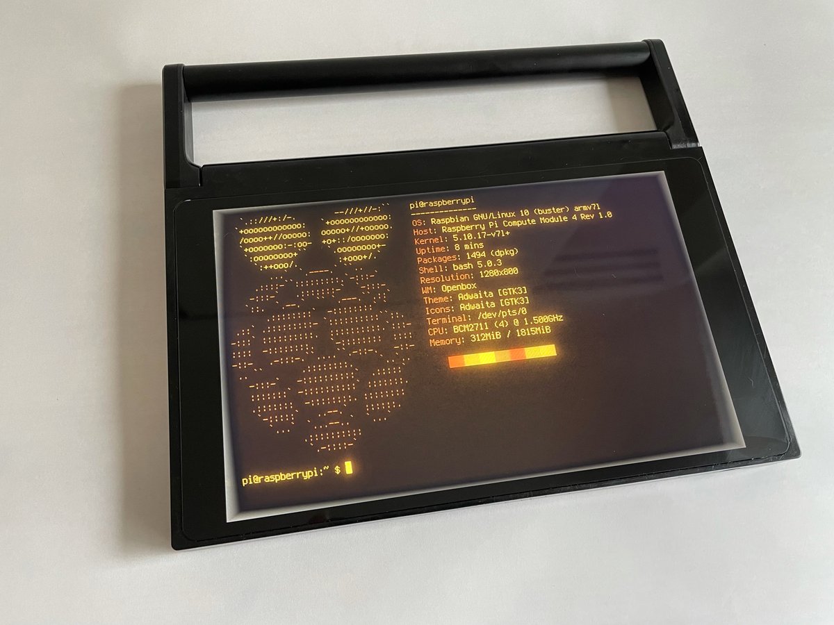 penk's tweet image. Verified injection parts for the soon-to-be-shipped CutiePi tablet (cutiepi.io), also completed the battery standby time test in 8 hours 50 minutes from a single charge ☺️
#raspberrypi #computemodule4 #opensourcehardware