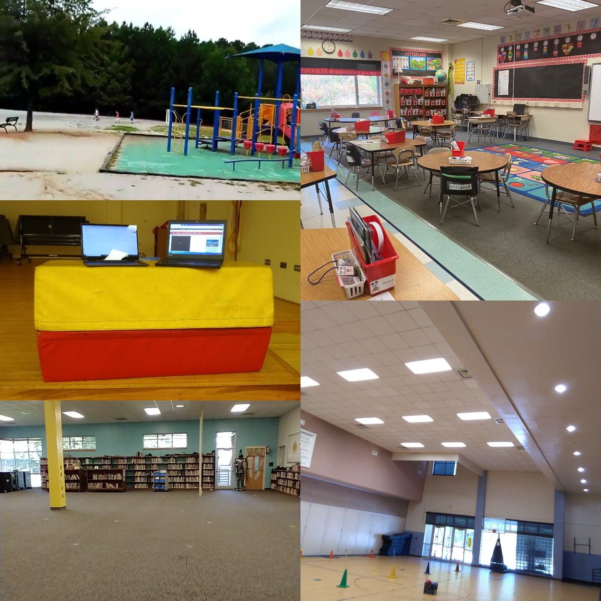 #physed at <a href="/WestLakeElem/">WestLakeElementary</a> was held in all of these places throughout this school year! While we made it work, we're all very excited to return to the gym!