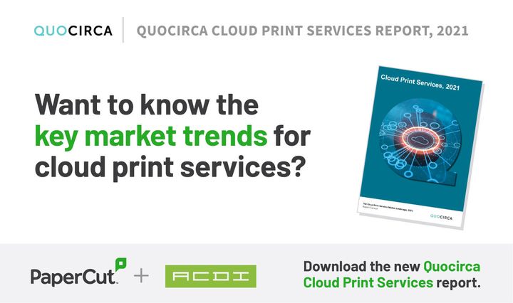 ACDI's tweet image. Download the latest research from Quocirca and our friends at Papercut today! #quocirca #papercut #cloudprint #cloud #acdi
papercut.com/about/beyond-t…