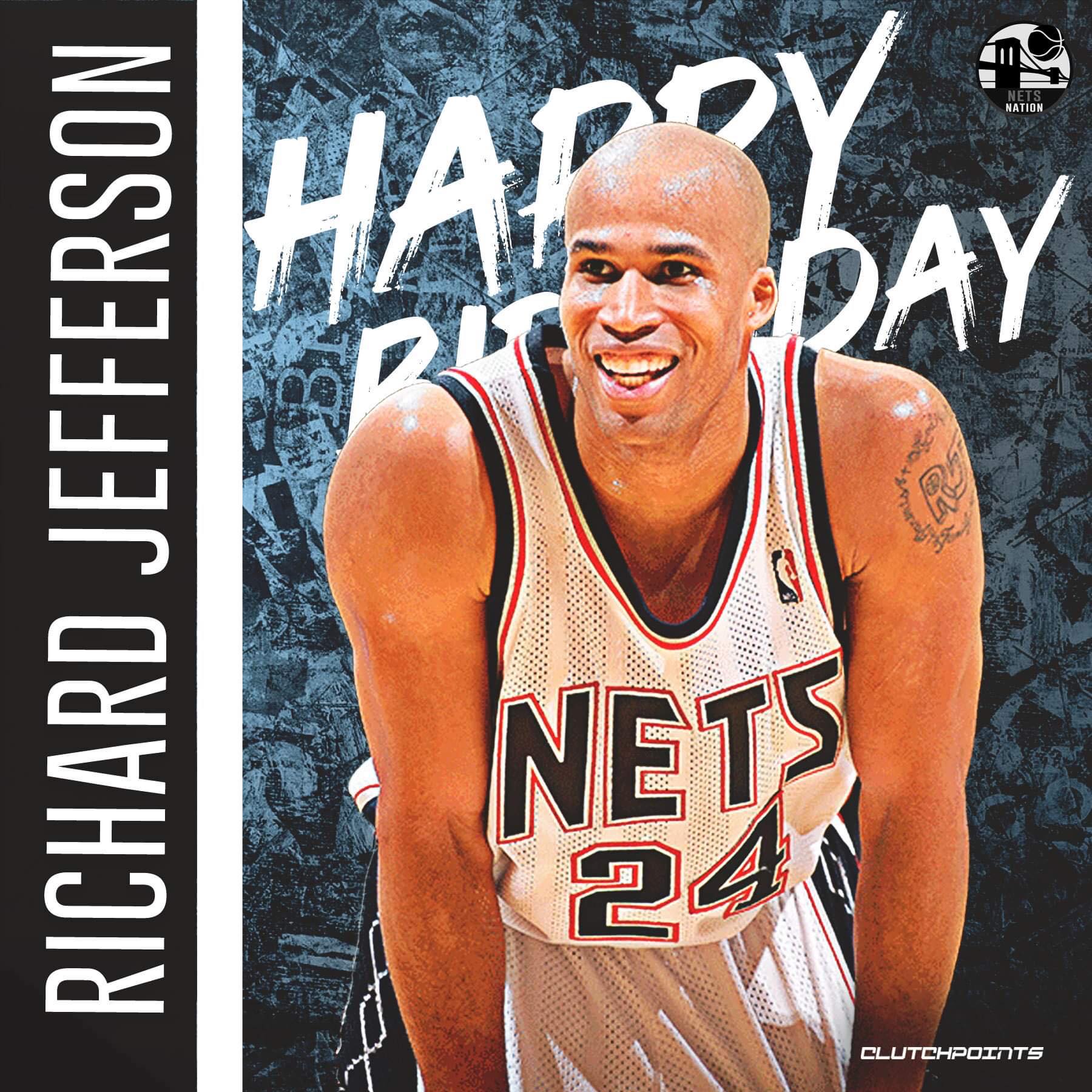 Join Nets Nation in wishing NBA Champion, Richard Jefferson, a happy 41st birthday!  