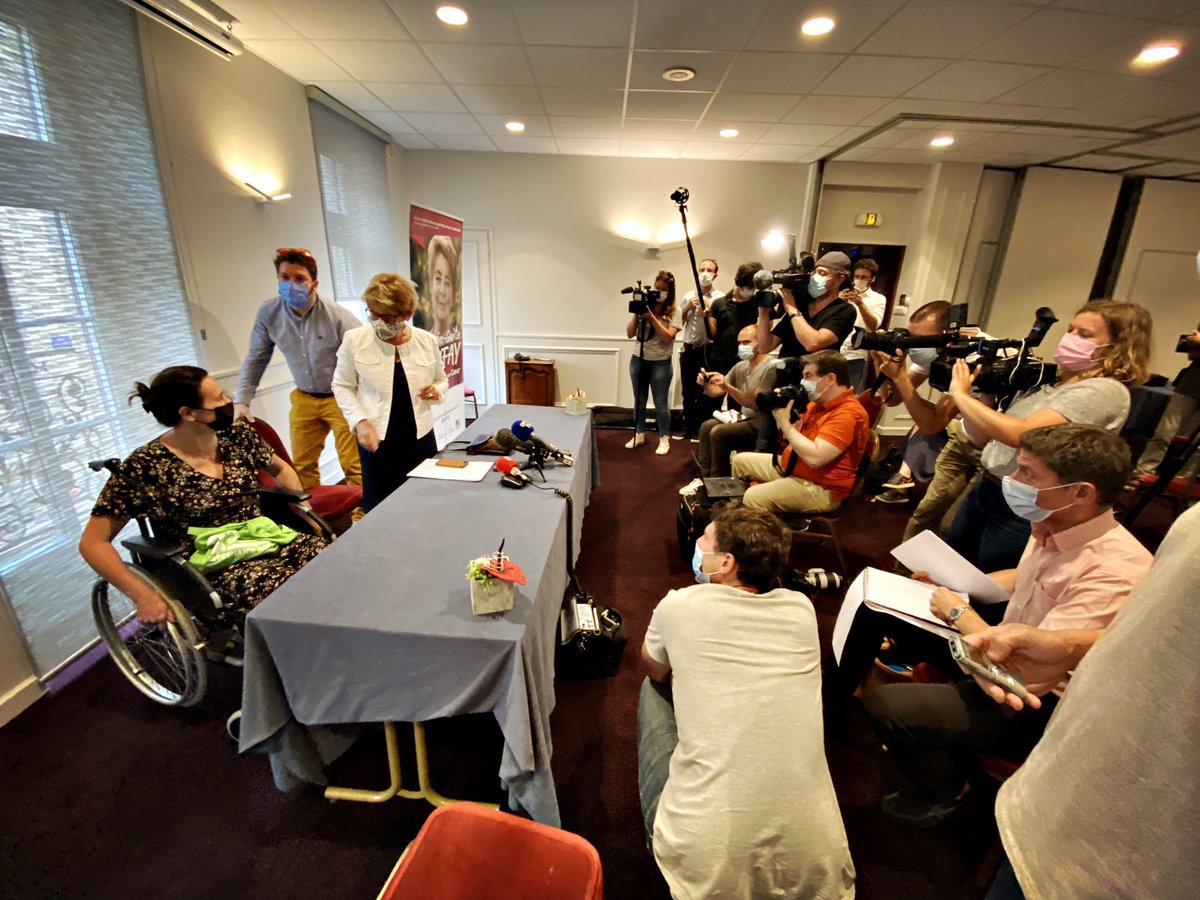 Comme je l’ai souhaité, nous annonçons un accord avec @ModdeStephanie et les écologistes. Aux côtés du PRG et du PCF, je suis fière de conduire une liste de gauche rassemblée, qui peut être en position de faire gagner nos valeurs. 
Nous aurons besoin de la mobilisation de tous !