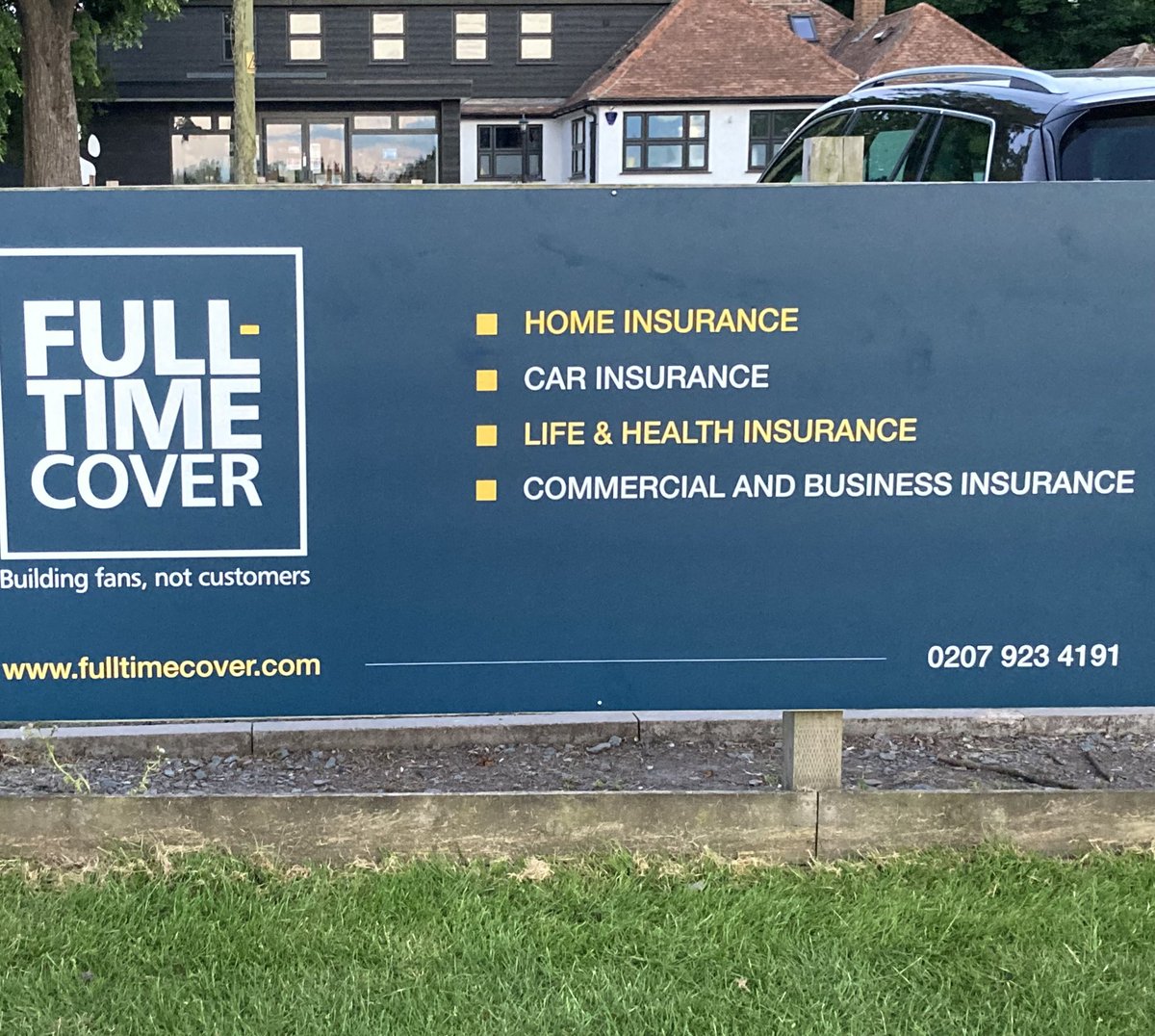 TringParkCC's tweet photo. Thank you to everyone one @fulltimecover for supporting Tring Park CC by taking an advertising board in our front pitch. Your support is very much appreciated! https://t.co/jGnPG5A4T1