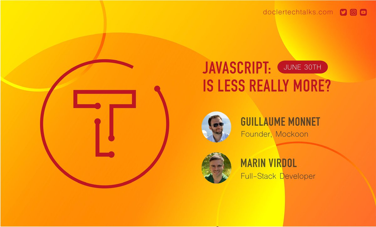DoclerTechTalks's tweet image. Is Less Really More?
Find out all the answers you’ve been looking for and the latest JavaScript trends in this months Docler Tech Talks!
For more information and FREE tickets, head over to our website: doclertechtalks.com 📲
#javascript #java #tech #techtalks